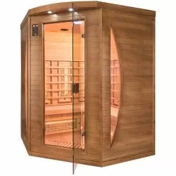 Sauna infrarouge Spectra 3 places angulaire Sauna infrarouge Spectra 3 places angulaire