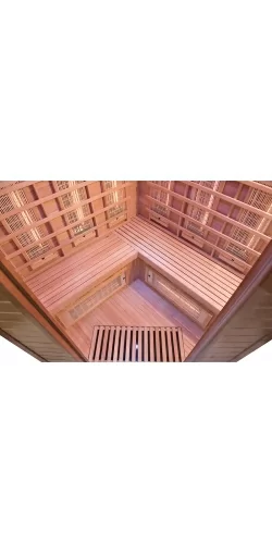 Sauna infrarouge Spectra 3 places angulaire