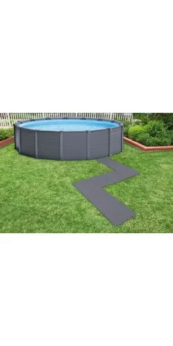 Dalle de protection de sol piscine Intex (lot de 8 pieces)