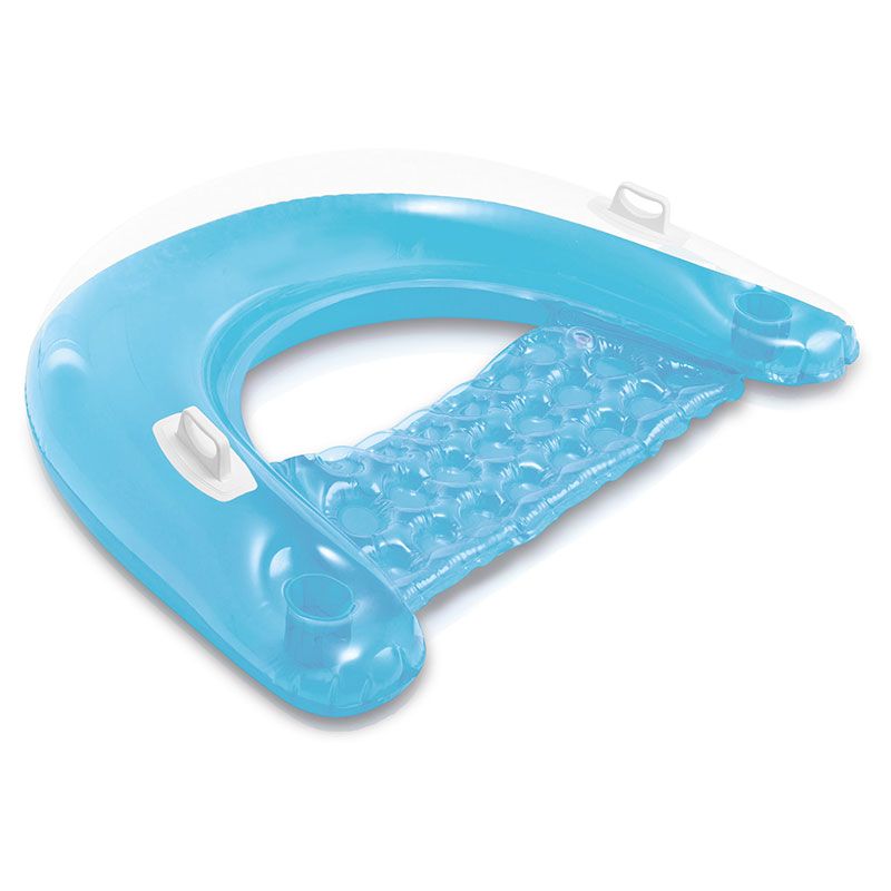 Matelas de piscine semi-immergé en maille Intex - coloris au choix