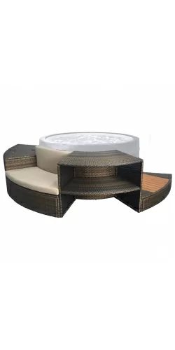 Kit de mobilier pour spa semi-rigide Vita 4 places