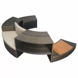 Spa semi-rigide NetSpa Vita 4 places avec mobilier Spa semi-rigide NetSpa Vita 4 places avec mobilier