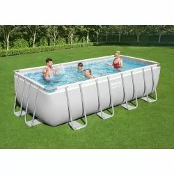 Piscine Bestway Rectangulaire Power Steel 4,88 x 2,44 h1,22m Piscine Bestway Rectangulaire Power Steel 4,88 x 2,44 h1,22m