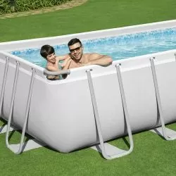 Piscine Bestway Rectangulaire Power Steel 4,88 x 2,44 h1,22m Piscine Bestway Rectangulaire Power Steel 4,88 x 2,44 h1,22m