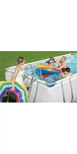 Piscine Bestway Rectangulaire Power Steel 4,88 x 2,44 h1,22m