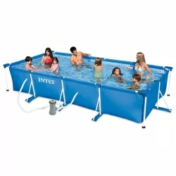 Piscine Intex Metal frame 4,50 x 2,20 x h0,84m Piscine Intex Metal frame 4,50 x 2,20 x h0,84m