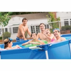 Piscine Intex Metal frame 4,50 x 2,20 x h0,84m Piscine Intex Metal frame 4,50 x 2,20 x h0,84m