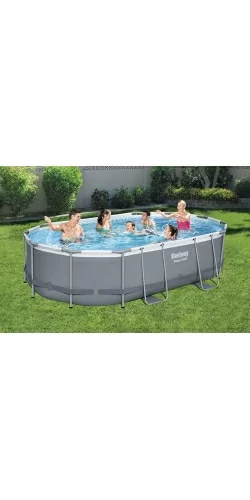 Piscine Bestway Ovale Power Steel 4,88 x 3,05 h1,07m