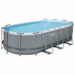 Piscine Bestway Ovale Power Steel 5,49 x 2,74 h1,22m