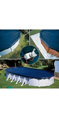 Bâche d'hivernage renforcée pour piscine acier Gre
