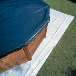 Bâche d'hivernage renforcée pour piscine acier Gre