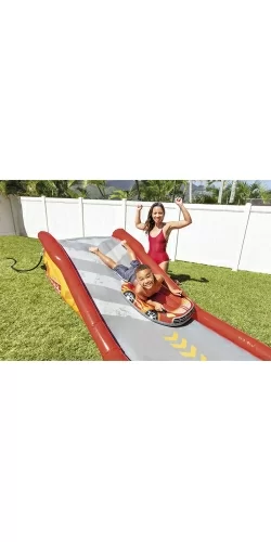 Tapis de glisse Intex Gliss Party Formule 1 et ses 2 body boards