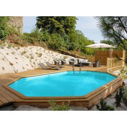 Piscine bois Safran II 6,20 x 3,95 x h1,36m