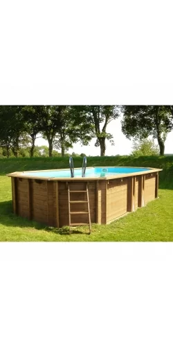 Piscine bois Safran II 6,20 x 3,95 x h1,36m
