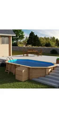 Piscine bois Safran II 6,20 x 3,95 x h1,36m