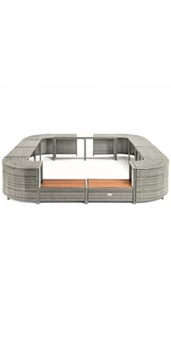 Habillage Bestway universel pour spa 188 cm carre