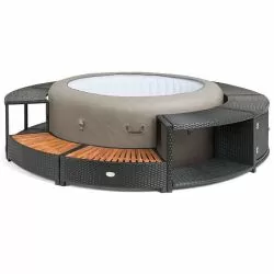 Habillage Bestway universel pour spa 180 cm rond