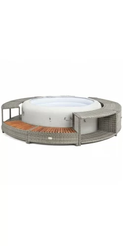 Habillage Bestway universel pour spa 180 cm rond
