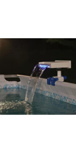 Cascade piscine Bestway multicolore Led