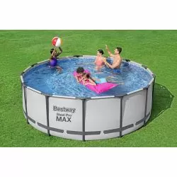 Piscine tubulaire Bestway Ronde Steel Pro Max 3,96 x h1,22m Piscine tubulaire Bestway Ronde Steel Pro Max 3,96 x h1,22m