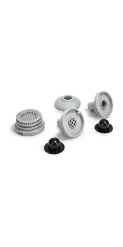 Lot de 2 petites crépines avec bouchons pour piscine Intex