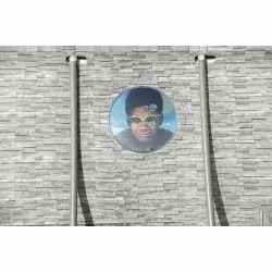 Piscine Bestway Ovale Power Steel Swim Vista décor pierre 5,49 x 2,74 h1,22m