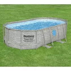 Piscine Bestway Power Steel Swim Vista décor pierre 4,27 x 2,50 h1,00m Piscine Bestway Power Steel Swim Vista décor pierre 4,27 x 2,50 h1,00m