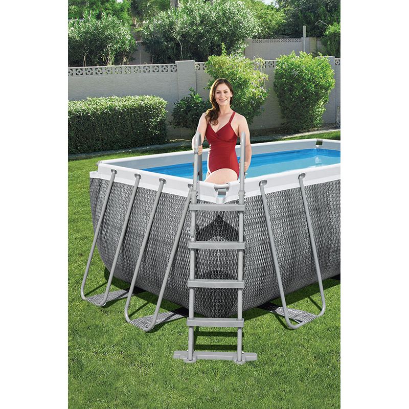 Piscine tubulaire Bestway Power Steel Rotin 4,12 x 2,01 x h1,22m