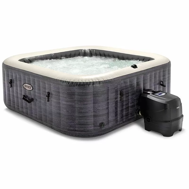 Spa Intex Pure Spa Ardoise bulles 4 places luxe Spa Intex Pure Spa Ardoise bulles 4 places luxe