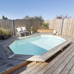 Piscine bois Azura Ubbink 6,10 x 4,00 x h1,20m Piscine bois Azura Ubbink 6,10 x 4,00 x h1,20m