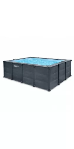 Piscine Intex Graphite 4,00 x 3,00 h1,24m rectangulaire