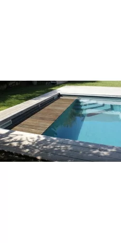 Couverture automatique immergé piscine banquette Linea Cover