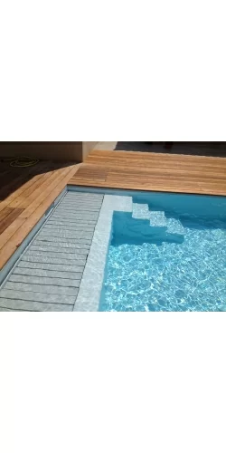 Volet immergé piscine banquette Linea Cover