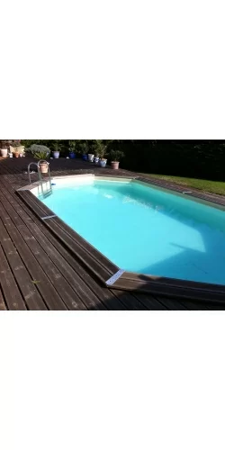 Piscine bois 6,70 x 4,00 x h1,30m