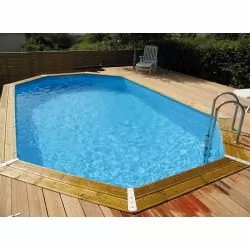 Piscine bois Lagon Ubbink 6,70 x 4,00 x h1,30m