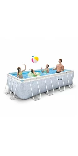 Piscine Intex Prism Frame Chevron tubulaire 4x2x1m