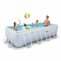 Piscine Intex Prism Frame Chevron tubulaire 4x2x1m