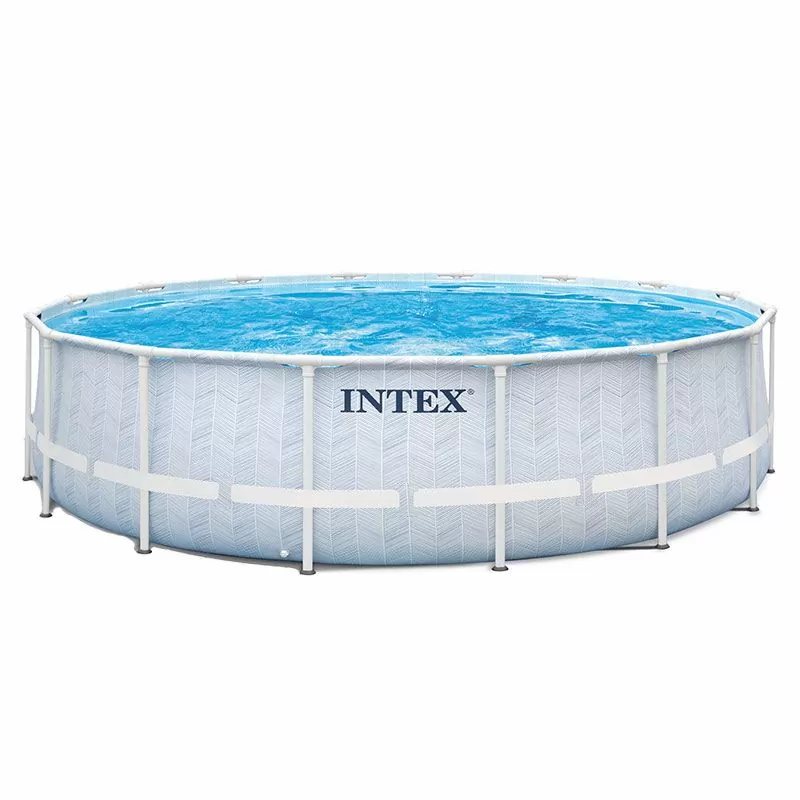 Piscine tubulaire Intex Prism Frame Chevron 4.88 x 1.22m Piscine tubulaire Intex Prism Frame Chevron 4.88 x 1.22m