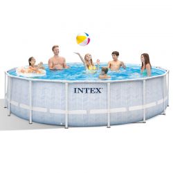 Piscine tubulaire Prism Frame Chevron 4.88 x 1.22m
