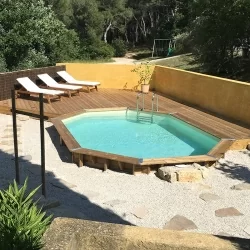 Piscine bois Ubbink 5,00 x 3,50 x h1,20m