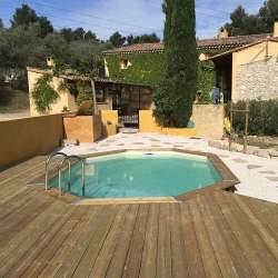 Piscine bois Lagon Ubbink 5,00 x 3,50 x h1,20m