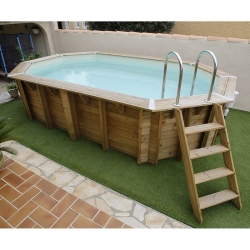Piscine bois Lagon 5,00 x 3,50 x h1,20m
