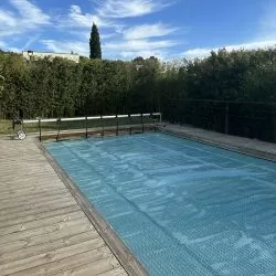 Enrouleur de bâches piscine sans effort Essentiel Luxe