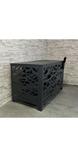 Caisse pompe à chaleur grise