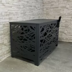 Caisse pompe à chaleur grise