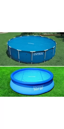 Bâche à bulles pour piscine Intex ronde