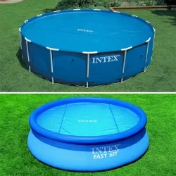 Bâche à bulles pour piscine Intex ronde