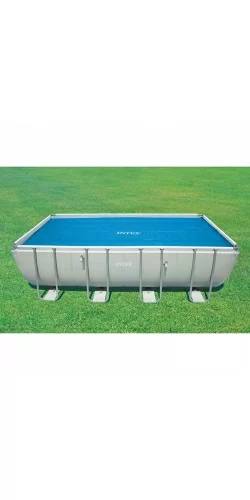 Bâche à bulles pour piscine Intex rectangulaire