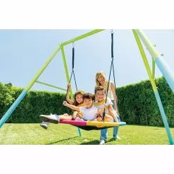 Portique Intex Balançoire nid d'oiseau couleurs