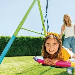 Portique Intex Balançoire nid d'oiseau couleurs